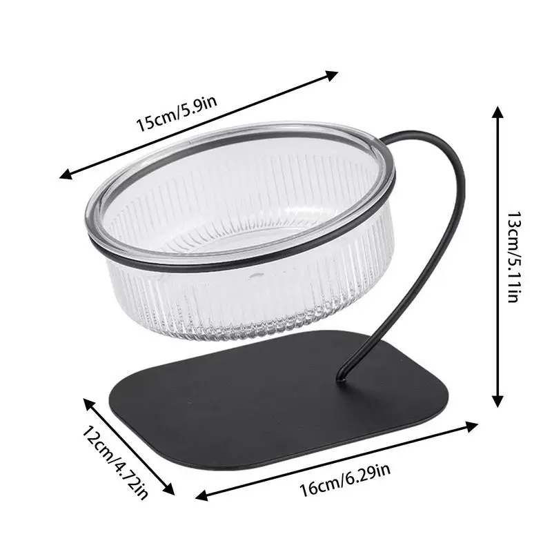 Luxury Raised Pet Bowls - Elevated Feeding Station for Small Dogs, Puppies, Cats - Image 8